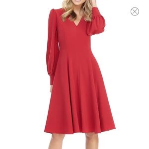 Layla Long Sleeve Fit & Flare Dress $125